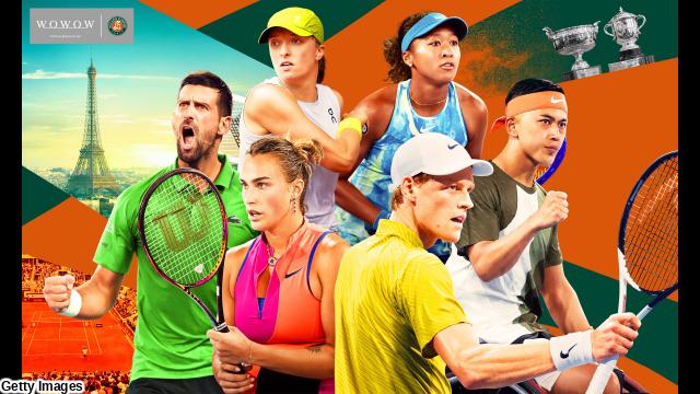 🈠🈢全仏オープンテニス　予選　第３日　男女シングルス予選２回戦🈕
